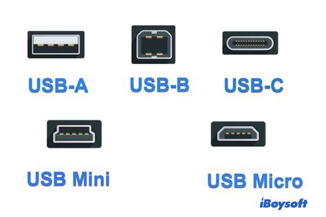 Usb Types A B C Their Differences