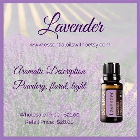 Ways To Use Doterra Lavender Essential Oil Essential Oils With Betsy