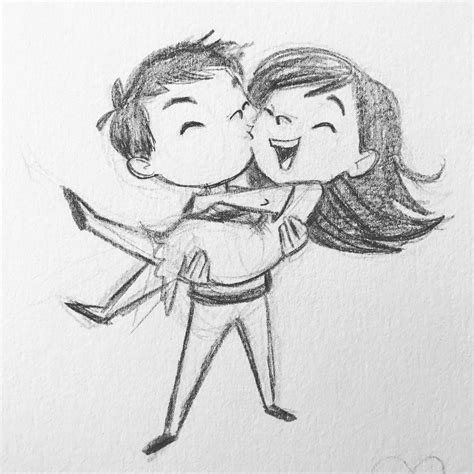 Pencil Sketch Cute Couple Drawings Romantic Drawing Easy