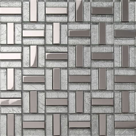 Silver Kitchen Wall Tile Backsplash Galvanized Bathroom ...
