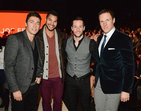 Expand your knowledge of tattoos. Joffrey Lupul, Mark Fraser, Jonathan Bernier, and Dion ...