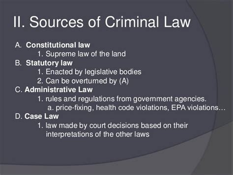 Criminal Law Notes