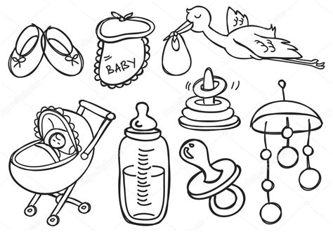 Lannoo publishers part of lannoo publishing group has established a global presence with international art lifestyle childrens non fiction books. baby spullen — Stockvector © mhatzapa #38225451