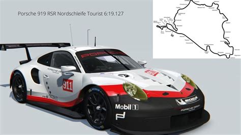 Nordschleife Tourist Hotlap Setup Porsche 911 RSR 6 19 127 YouTube
