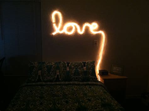 My Diy Rope Light Feature Girl Bedroom Designs Room Ideas Bedroom
