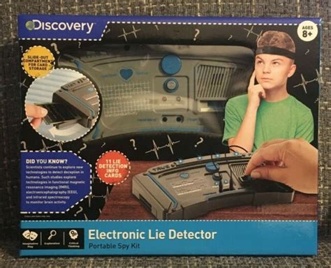 Discovery Kids Portable Electronic Lie Detector Test Spy Kit Toy Ebay