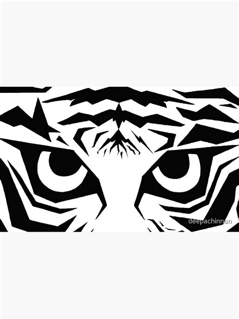Eye Of The Tiger Poster For Sale By Deepachinnan Redbubble