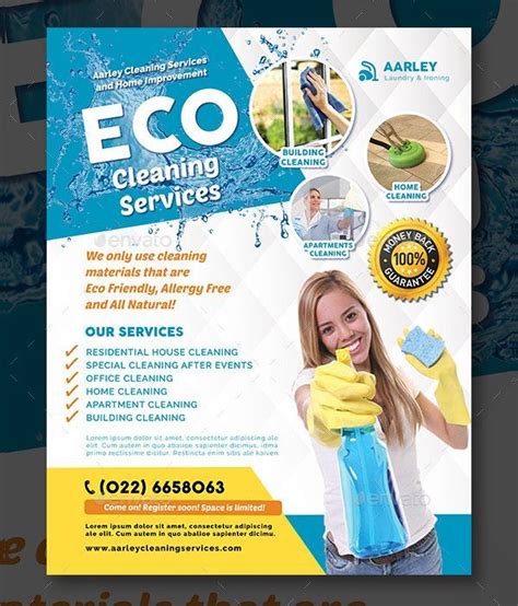 Cleaning Business Flyer Templates