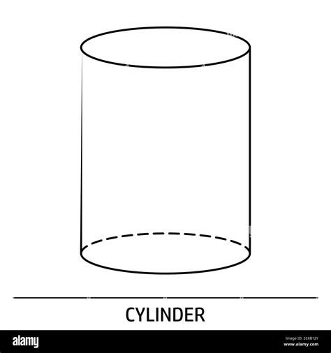 Cylinder Outline Icon Stock Vector Image And Art Alamy
