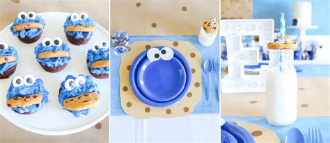 1st Birthday Cookie Monster Sheet Cake Coolest 1st Birthday Cookie