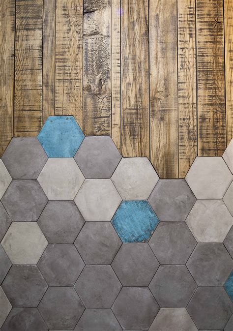 20 Hexagon Tile Wood Floor Transition