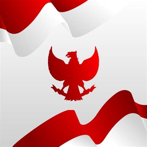 Indonesia Flag And Garuda Indonesia Flag Garuda Png And Vector With