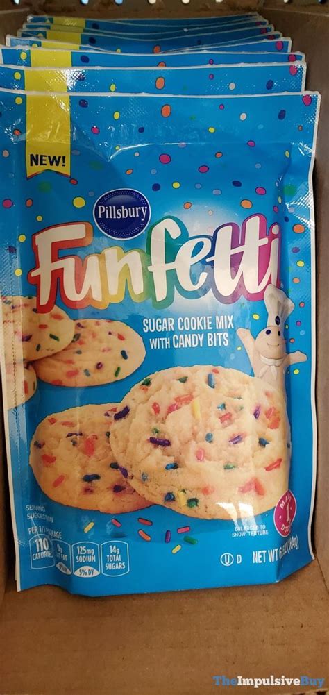 Stir in the vanilla and one tablespoon of milk. Pillsbury Funfetti Sugar Cookie Mix with Candy Bits | Sugar cookie mix, Fast food reviews ...