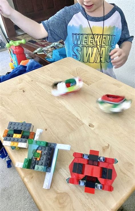 Easy Diy Beyblade Made With Lego Clarks Condensed