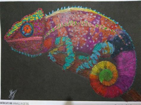 Does he demand frequent trips to the zoo? Chameleon 3 by Kimberly M. | Coloring books, Coloring ...