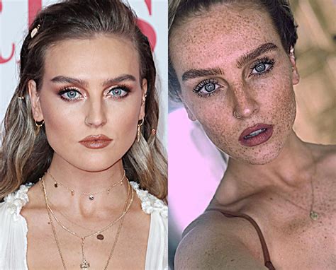 Perrie Edwards Freckles See Pic Of Little Mix Singer Without Makeup