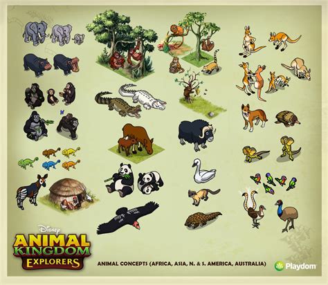 Rhandi Fisher - Disney Animal Kingdom Explorers - animal concept art