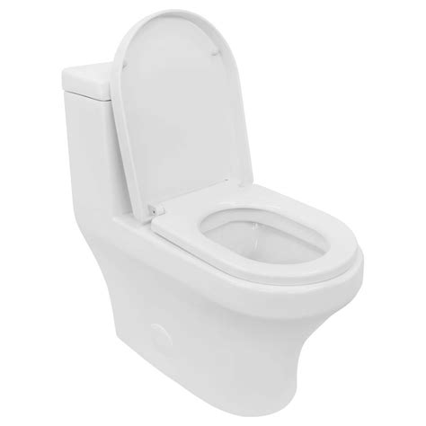 Lesscare 16 Gpf Round One Piece Toilet Seat Included Wayfair