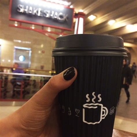 Drinking lattes and rocking the coffee industry. Tomorrow (3/31) at the Grand Central Terminal Shake Shack ...