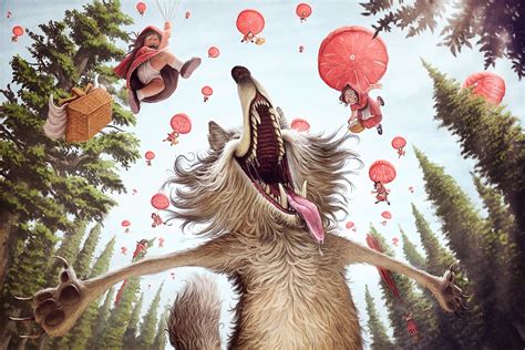 Big Bad Wolf by Tiago Hoisel | 2D | CGSociety | Art, Funny illustration ...