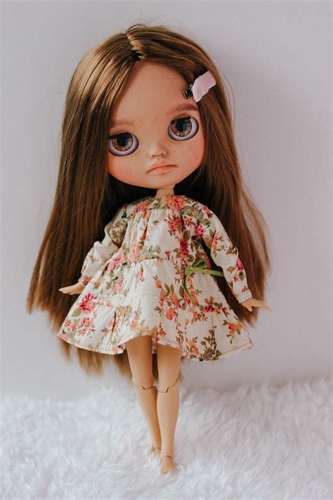 Sold Blythe Doll With Long Brown Hair As A T For Girl Etsy