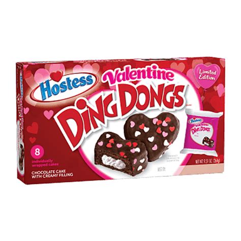 Hostess Ding Dongs Valentines Doughnuts Pies And Snack Cakes Als