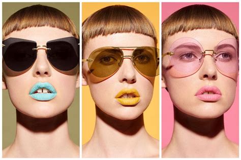 All Shade See Karen Walkers Colorful Eyeshadow Sunglasses Cat Eye