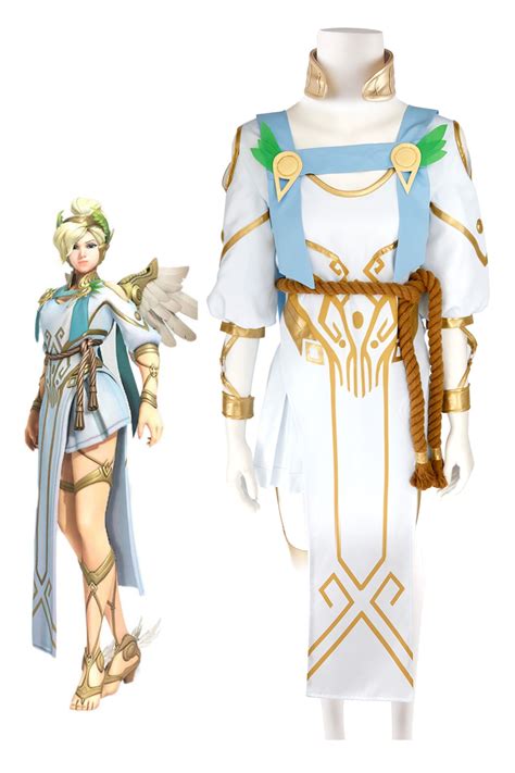 Ow Angela Ziegler Mercy Victory Cosplay Costume