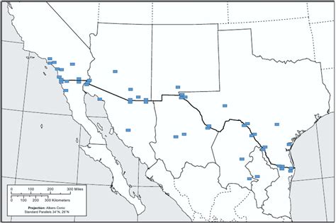 Us Mexico Border Cities On A Map Quiz By 40angrymexicans