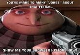 Gru Pointing Gun Original Gru Holding Gun Things Are About To Get GRUesome Know Your Meme