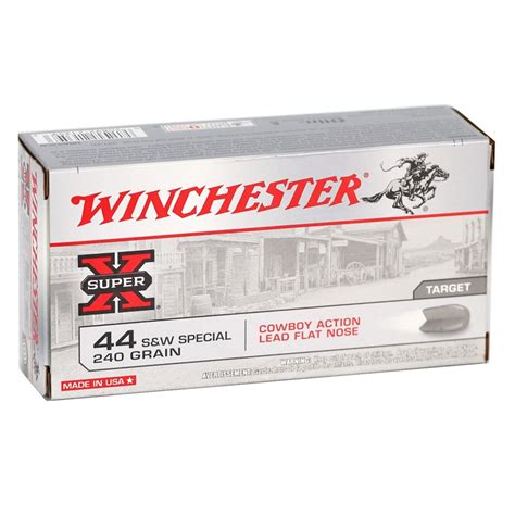 Winchester Usa Cowboy 44 Special Ammo 240 Gr Lead Flat Nose Ammo Deals