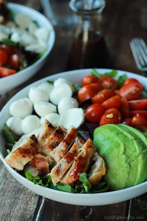 Looking for quick and easy chicken dinner recipes? Avocado Caprese Chicken Salad Recipe | Healthy Chicken ...