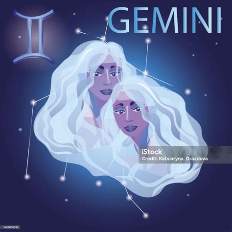 Gemini Sign Zodiac Stock Illustration Download Image Now Astrology