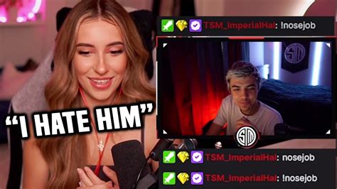 Tsm Imperialhal Roasts His Girlfriend In Chat Until She Gets Mad 😂 Youtube