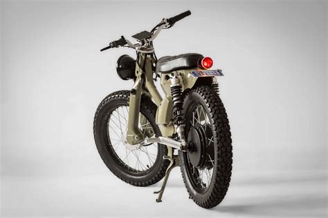 The Ecub 2 A Retro Electric Motorcycle By Shanghai Customs