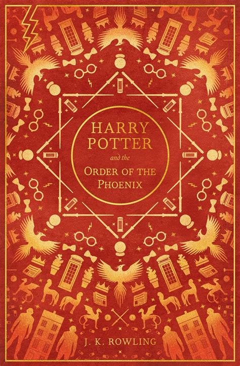 The Cover To Harry Potter And The Order Of The Phoenixix By J K Rowling