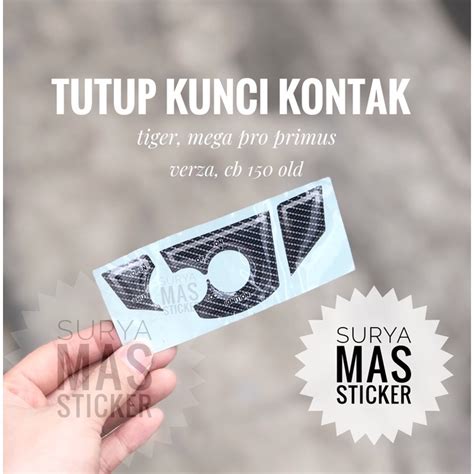 Jual Stiker Tutup Kunci Kontak Honda Tiger Mega Pro Primis Verza Cb