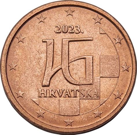 1 Euro Cent Croatia 2023 Km 135 Coinbrothers Catalog