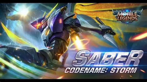 Mobile Legends New Skin Saber Code Name Storm Youtube Wallpaper Mobile Legend Download Free Images Wallpaper [wallpapermobilelegend916.blogspot.com]