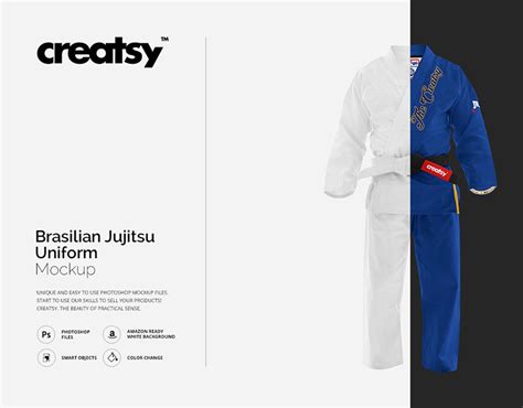 Brasilian Jiu Jitsu Uniform Mockup Behance