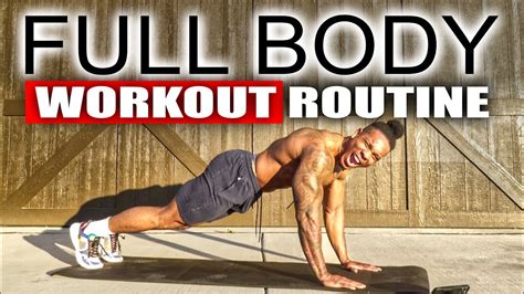 40 minute full body workout no equipment youtube