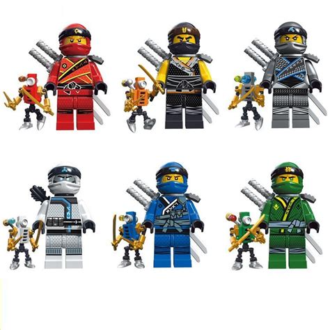 Ninjago Son Of Garmadon Jay Kai Zane Lloyd Cole Minifigures Compatible Lego