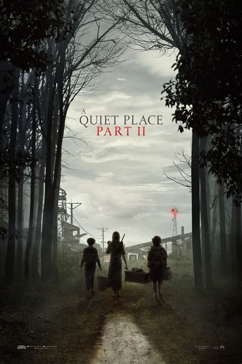 High resolution official theatrical movie poster (#1 of 8) for a quiet place: A Quiet Place Part II - Official Trailer