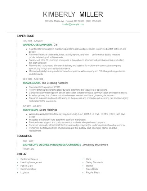 Warehouse manager job cover letter clerk sample assistant. Warehouse Manager Resume Examples and Tips - Zippia
