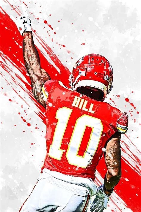 Tyreek Hill Kansas City Chiefs Poster Print Sports Art | Etsy in 2021
