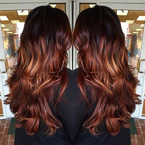 25 Copper Balayage Hair Ideas For Fall Page 3 Of 3 Stayglam