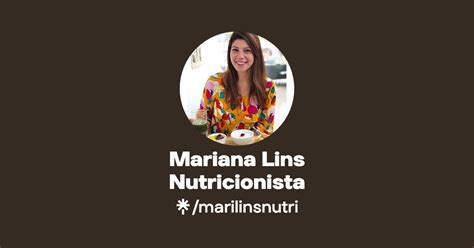 Mariana Lins Nutricionista Instagram Facebook Linktree