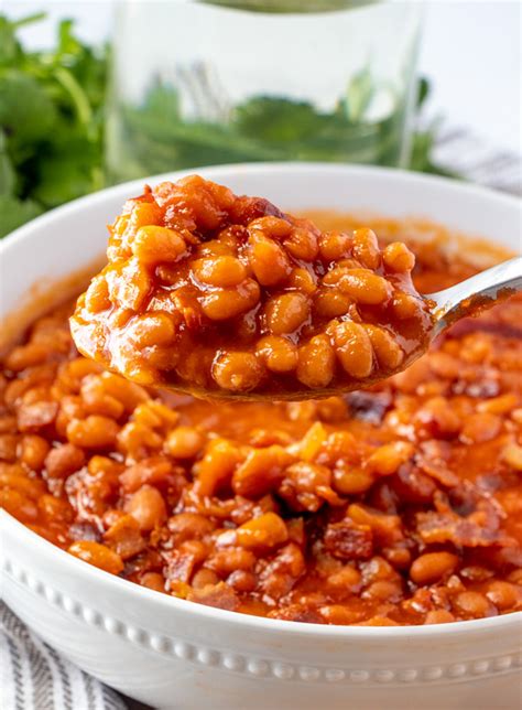 Slow Cooker Baked Beans Recipe Side Dish Recipes Easy Slow Cooker Baked Beans Bean Recipes