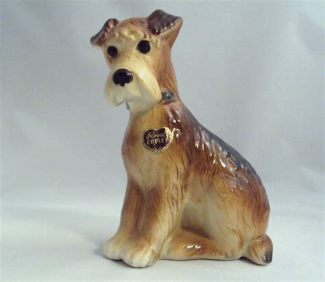 Vintage Royal Copley Airedale Terrier Dog Figurine Original