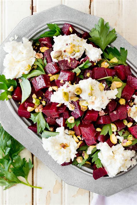 Marinated Beet Salad With Whipped Goat Cheese The Organic Farm Beet